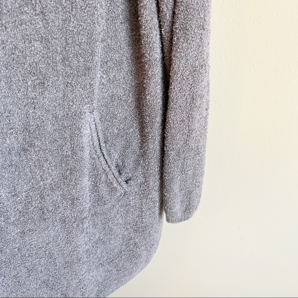 BAREFOOT DREAMS Taupe Cozychic Lite Island Wrap Cardigan size 2X MSRP $110 - Picture 5 of 9